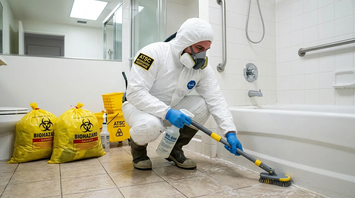 Decontamination equipment deployed for Blood Cleanup in Brook Park